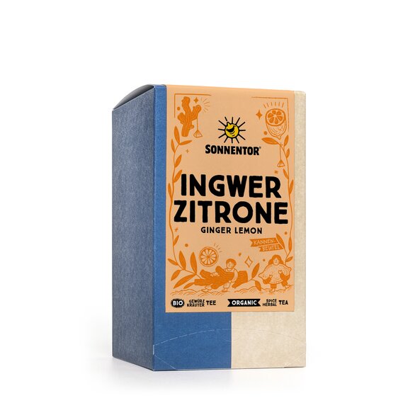Ingwer Zitrone Tee bio 76 g, Kannenbeutel