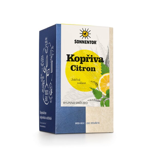 Kopřiva Citron bio 21,6 g, porc. dvoukomorový